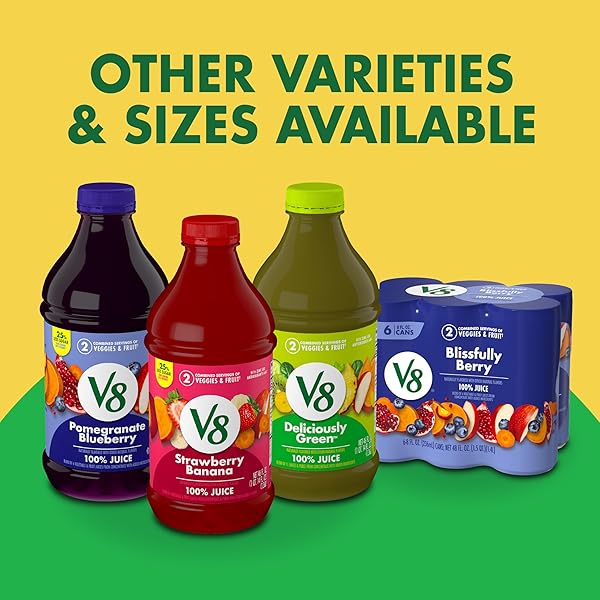 V8 PINEAPPLE JALAPENO 100% FRUIT AND VEGETABLE JUICE, 8 FL OZ CAN (6 PACK)