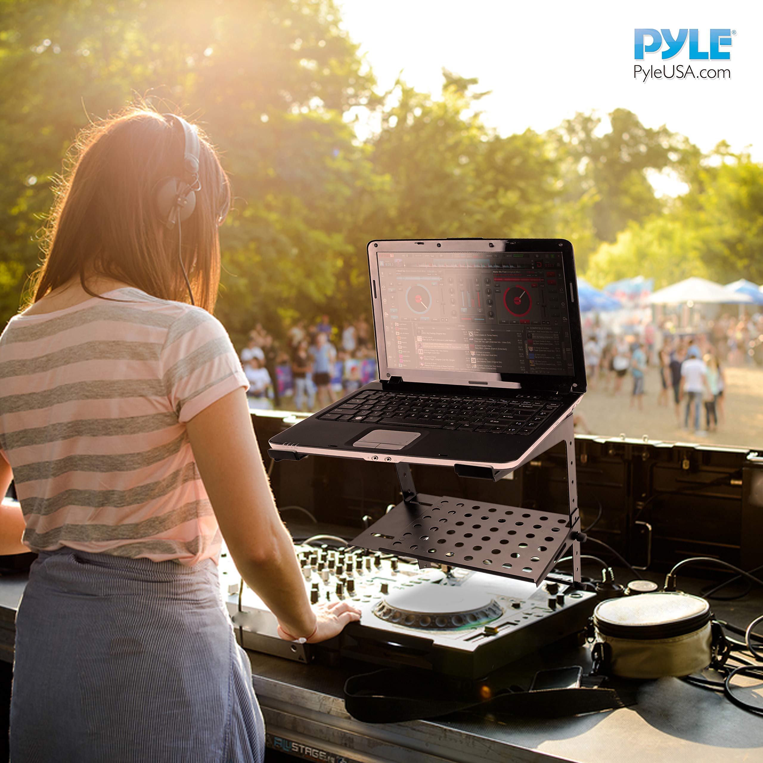 Mua Pyle Portable Adjustable Laptop Stand - 6.3 to 10.9 Inch Standing ...