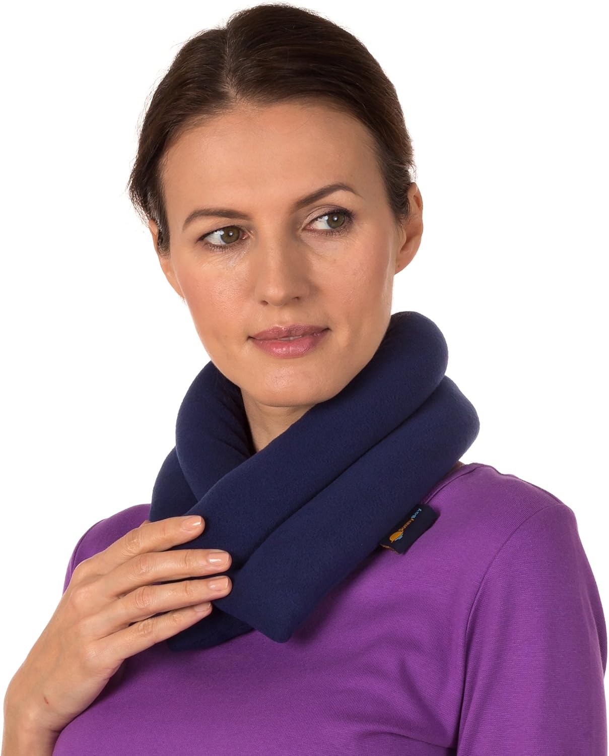 Sunny Bay Neck Heating Wrap, Heat Therapy Pad for Neck & Shoulder Muscle Pain Relief-Thermal, Reusable, Non Electric, Buffalo Plaid Red, Extra Long, Lavender-Scented: Health & Personal Care