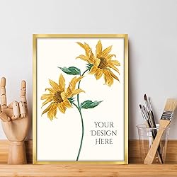 Annecy 10x14 Picture Frame Gold（2 Pack）, 10 x