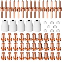 60PCS PT31 Plasma Cutter Consumables, High-Quality