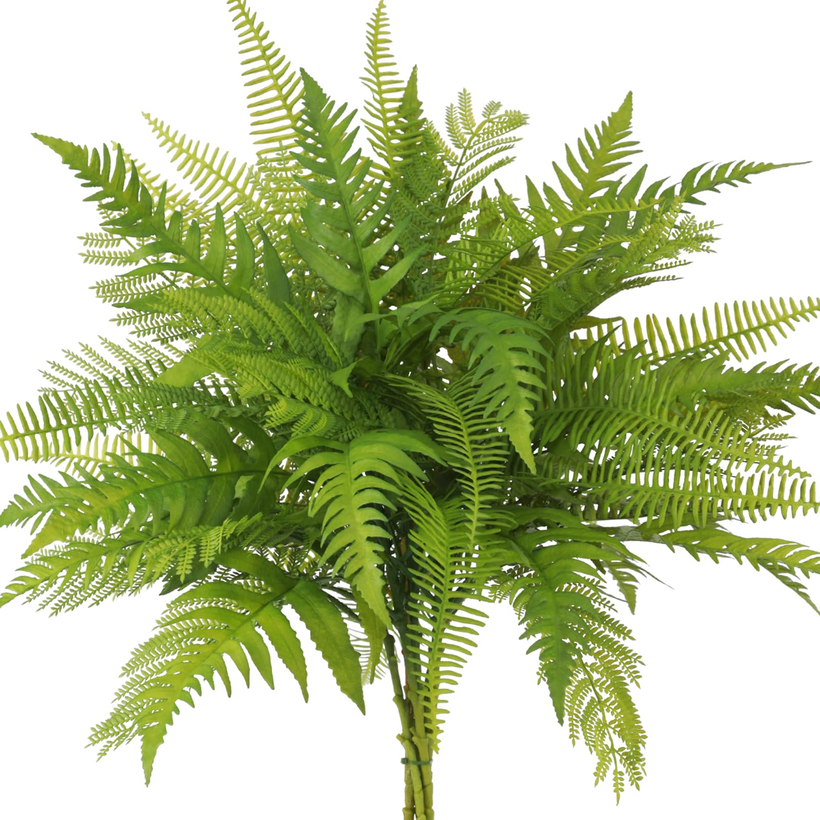 Hawesome Artificial Ferns for Outdoors 31" Large Fake Greenery Stems Boston Faux Plants UV Resistant Artificial Plant for Garden Planter Window Porch Home Indoor Outdoor Decor