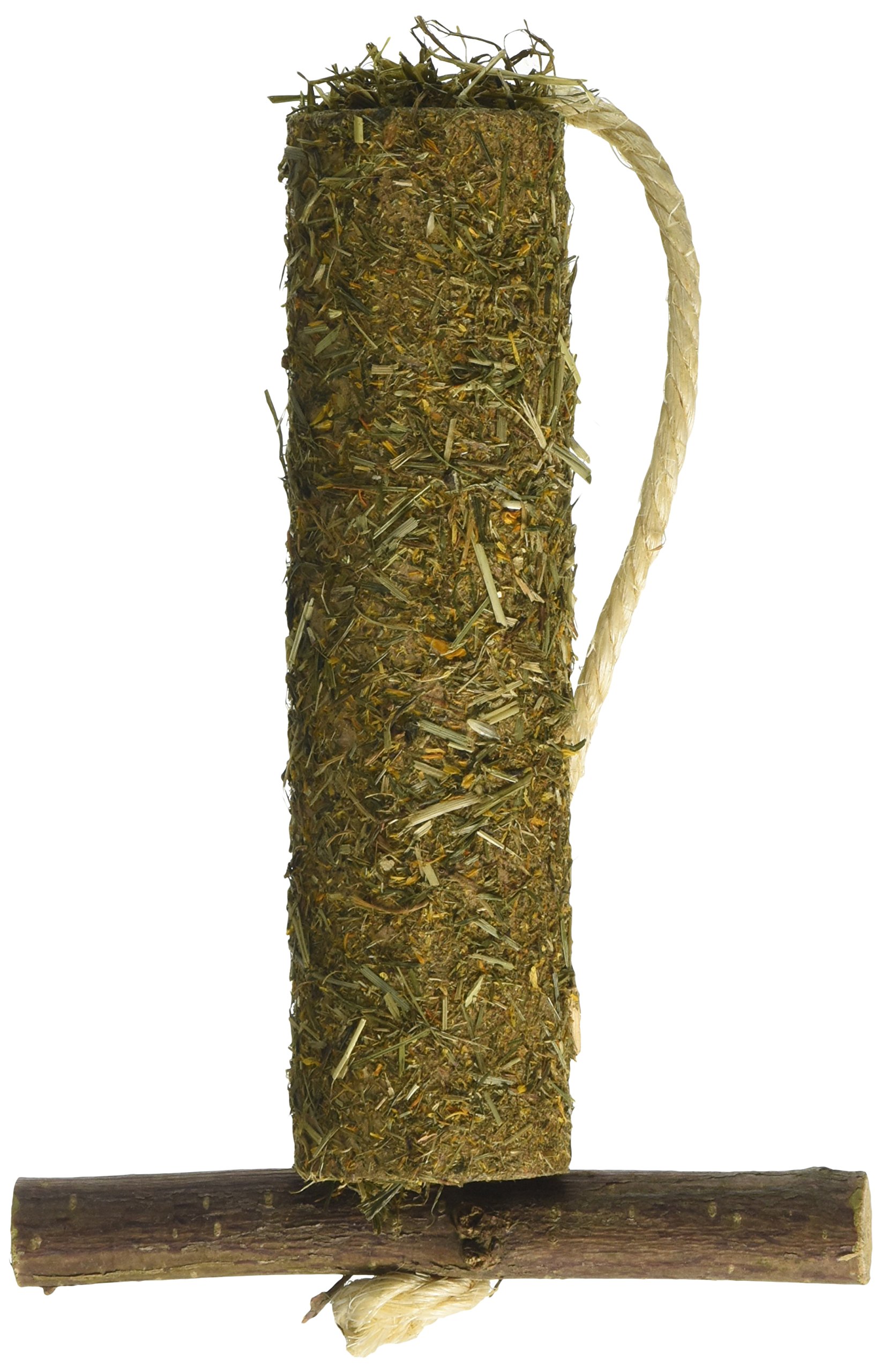 Rosewood Naturals Hay-n-Treat Swing, Small Animal Treat and Toy for Rabbits, Guinea Pigs, Chinchillas, Degus, Hamsters and Gerbils (Pack of 1)