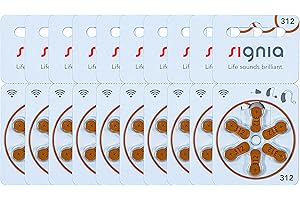 Signia Size 312 (Pack of 60) - Hearing Aid Batteries