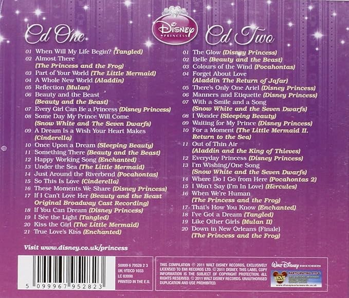 Amazon Disney Princesses Disney Princesses 外国のうた 音楽