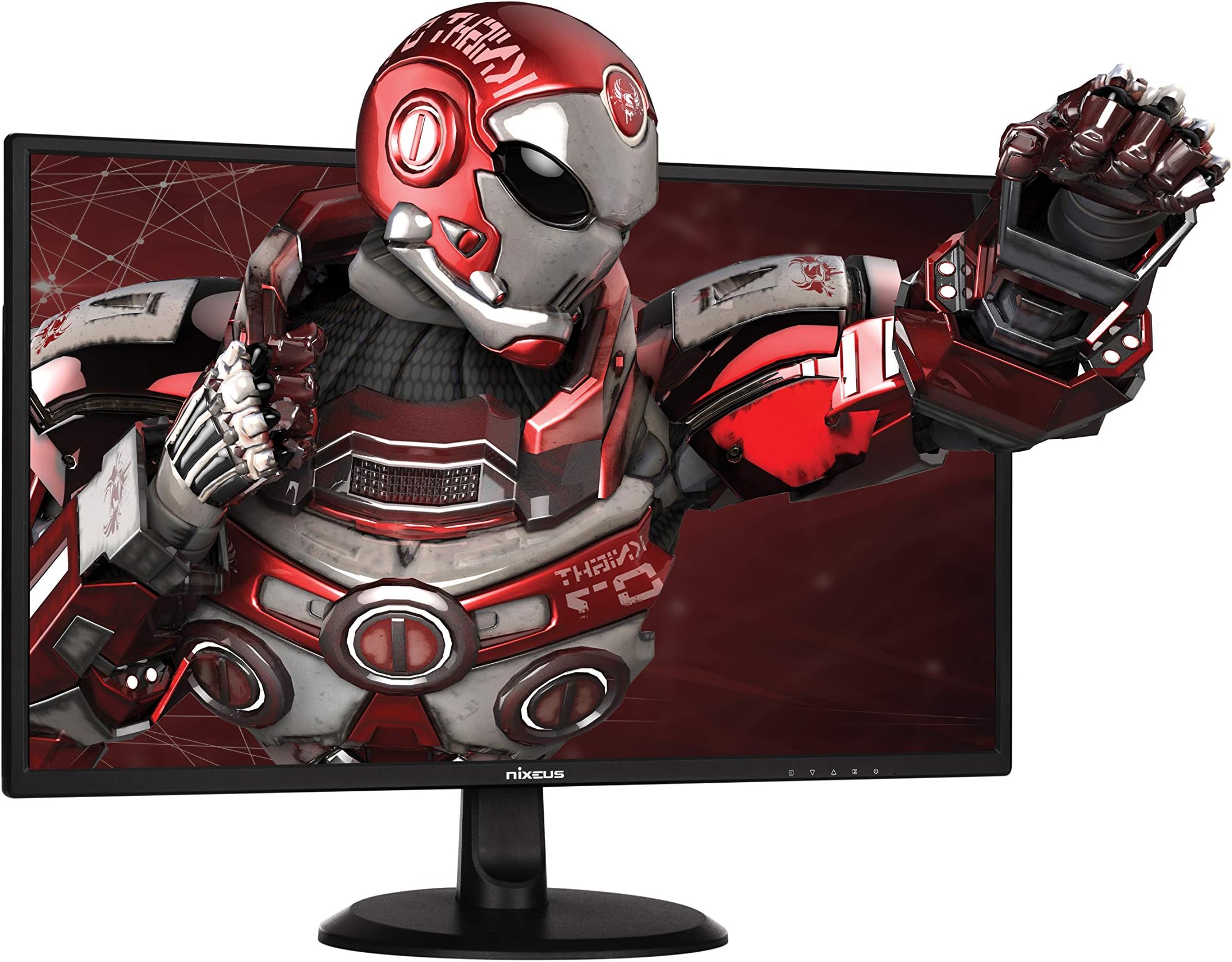Nixeus EDG 27 inch IPS 2560 x 1440 AMD FreeSync Certified 144Hz Gaming Monitor with Base Stand (NX-EDG27S v2) UK Plug