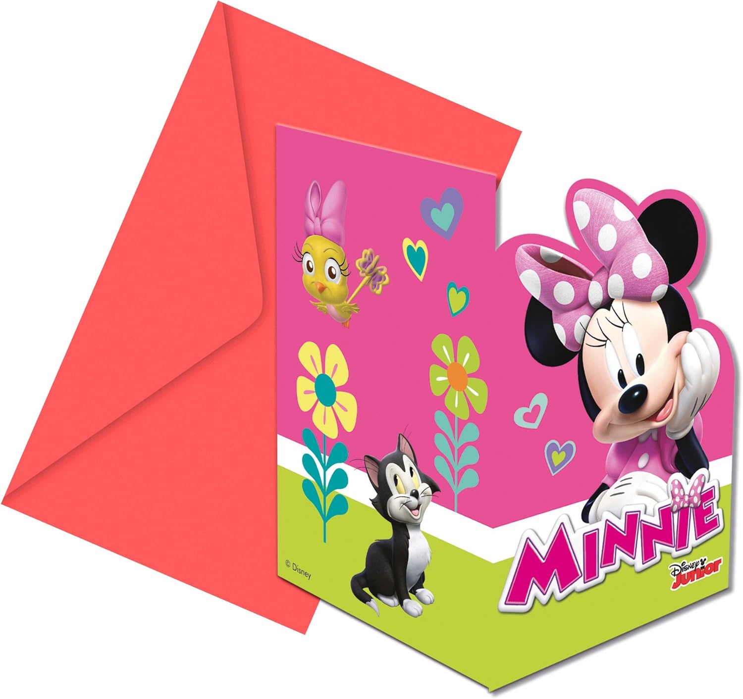 Avec Des Enveloppes Roses 10 Cartes Invitation Anniversaire Minnie Mickey Mouse Decorations Et Accessoires De Fetes Jeux Et Jouets Mystik Com Au
