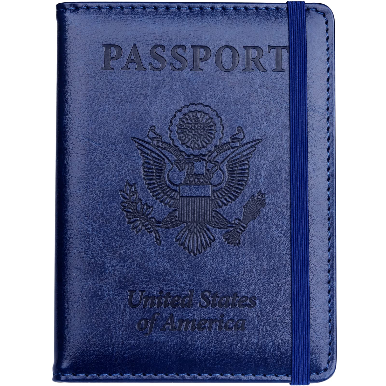 Herain Passport Holder Wallet Cover Case for Travel Women Men Family, Multifunction Passport Book Holder with RFID Blocking, Travel Must Haves Cruise Ship Essentials