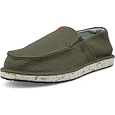 Twisted X Men's Circular Project Slip-On, Moc Toe, Green, 8.5 M