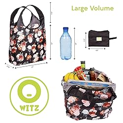 O-WITZ Reusable Grocery Bags | Vibrant Tote Bag For