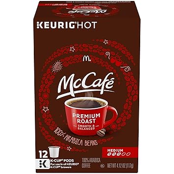 Amazon Com Mccafe Premium Roast Keurig K Cup Coffee Pods 12