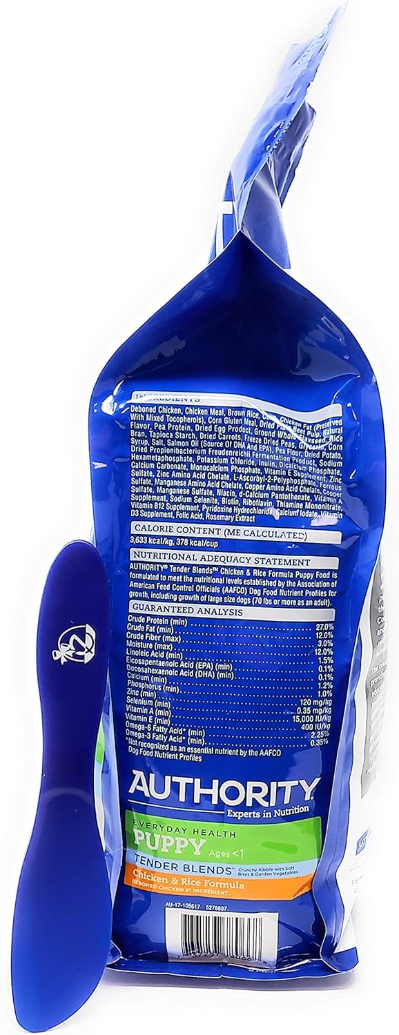 authority puppy tender blends