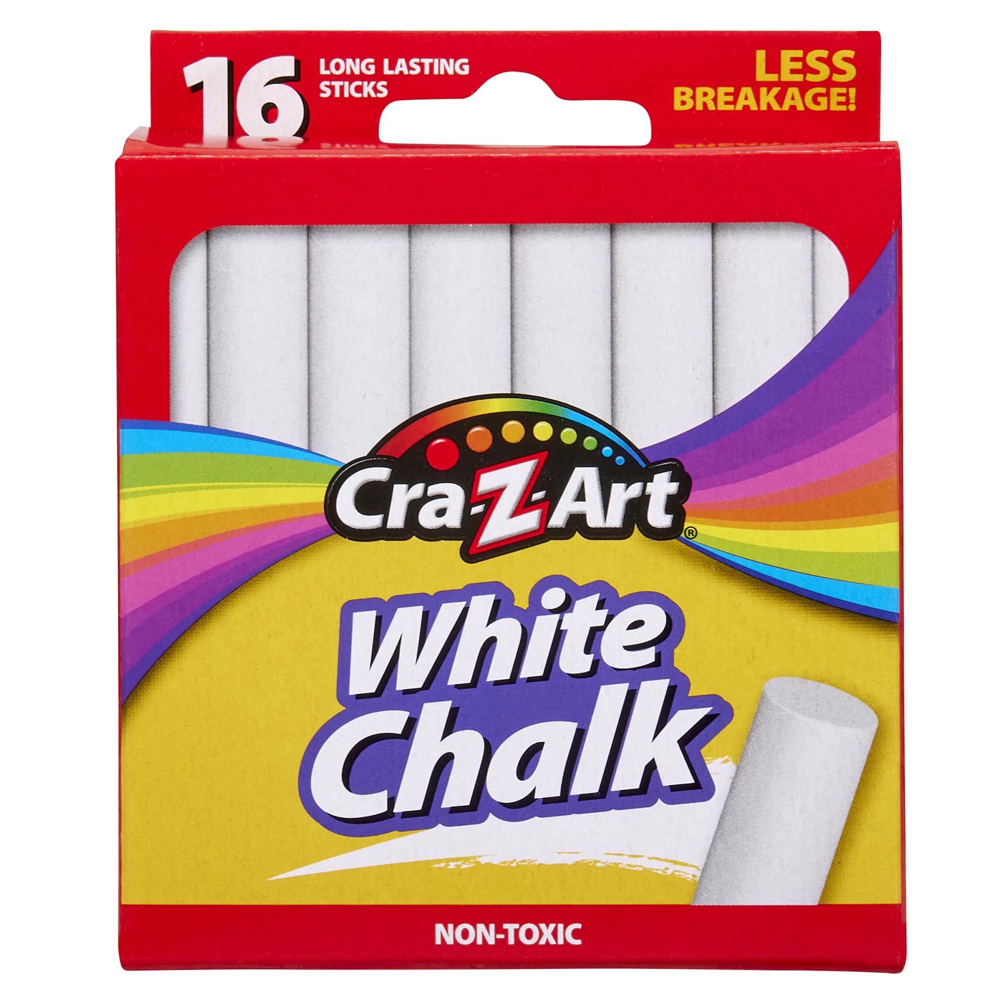 Photo 1 of Cra-Z-art White Chalk, 16 Count (10800-48)
