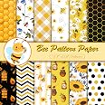 Konsait 24 Sheets Flower Scrapbook Paper 12x12 Watercolor Pattern Paper Double Sided Floral Cardstock Craft Papers For Card Making Kit Origami Papers...