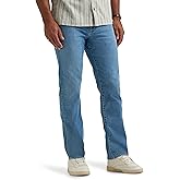 Lee Mens Extreme Motion Regular Straight Jean with Cool Temp