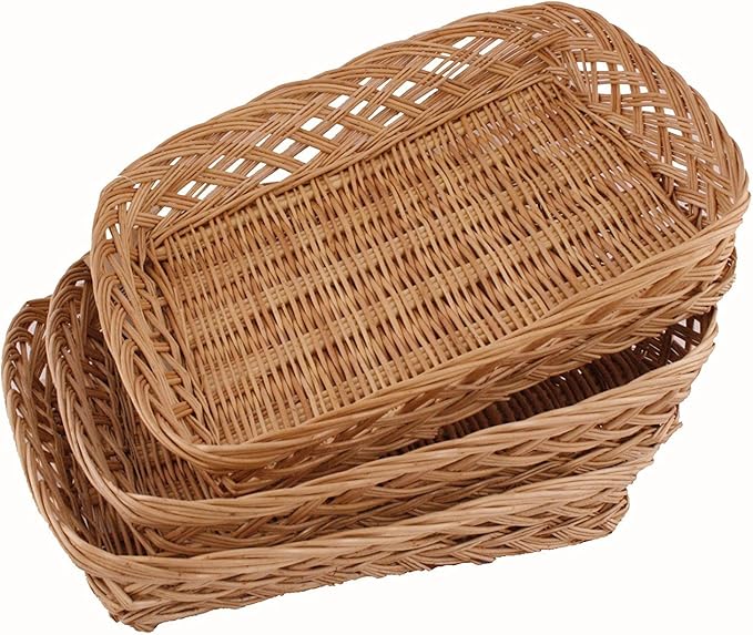 Empty wicker hamper basket 36 x 30cm baskets (6 Pack) Amazon.co.uk