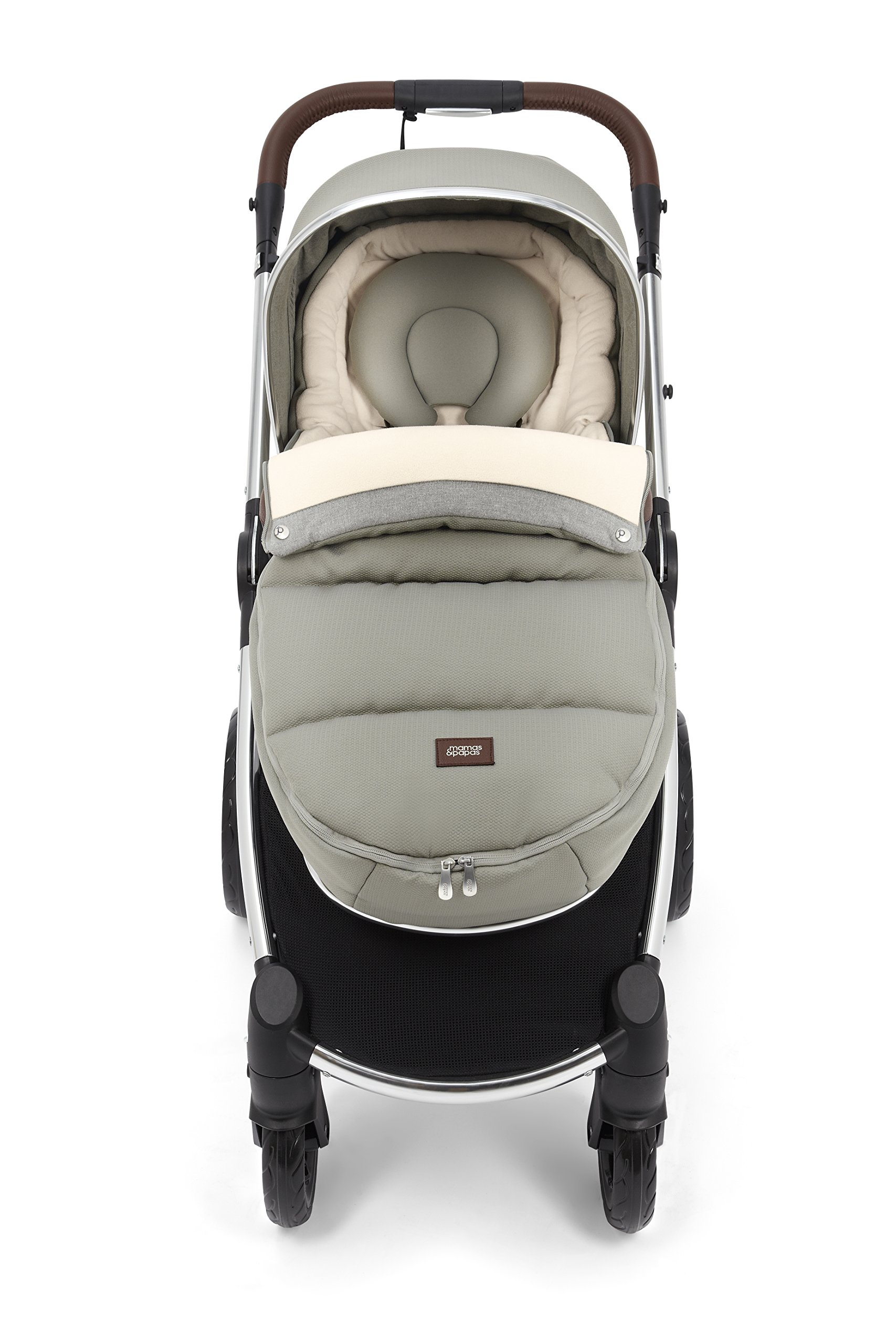 sage green pram parasol