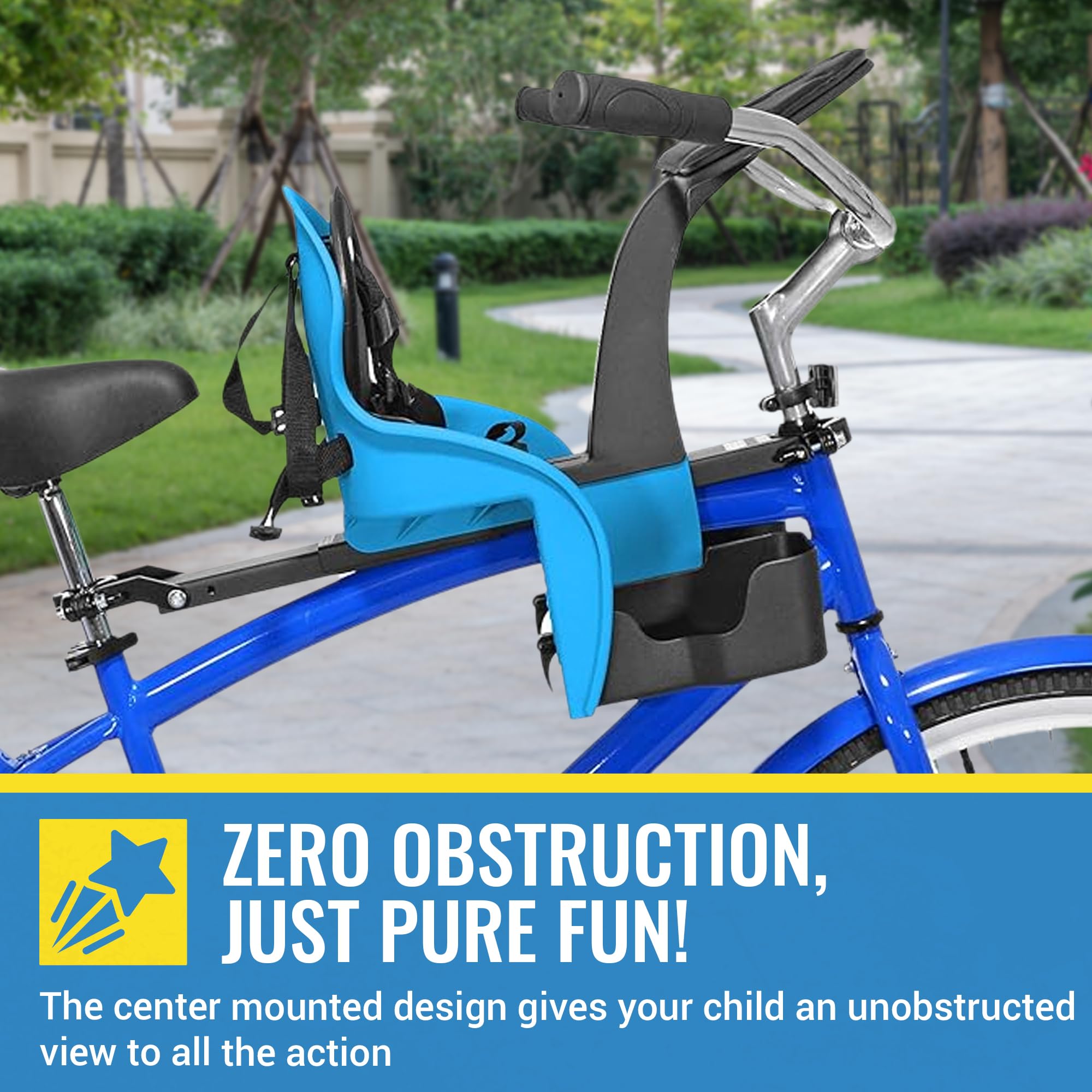 KaZAM Kangaroo Classic Front Mount Bicycle Child Seat