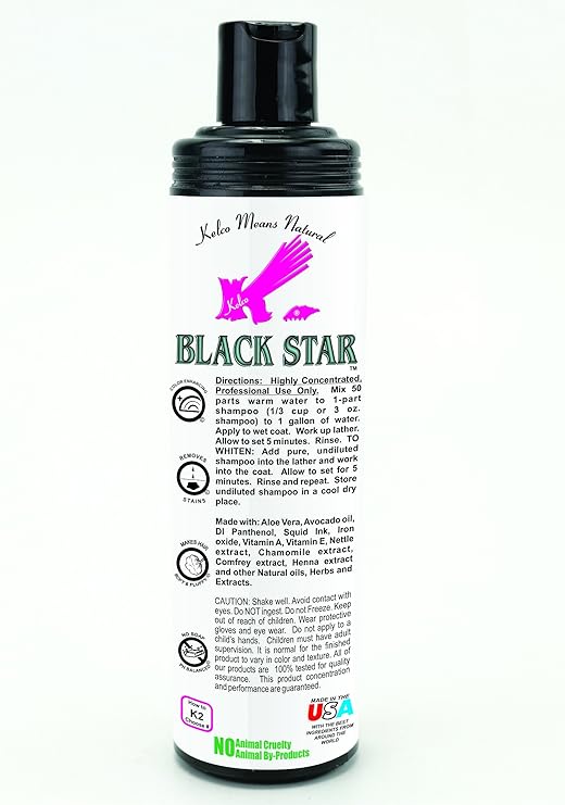 Amazon Com Kelco 50 1 Black Star Shampoo 5 Gal Pet Supplies