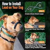 Total Pet Figure of 8 Dog Lead Small/Medium Grey Anti Pull Padding Nose view 4