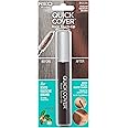 RED by KISS Quick Cover Root Touch Up Rescue (Natural Medium Brown) Mascara Natural Water-Resistant Temporary Gray Concealer Cover Up Brush for Hair Mustache & Beard, Formulated with Jojoba Oil
