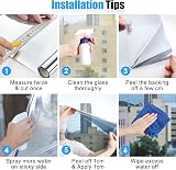 Homein One Way Window Film 90x200cm Privacy Mirror Silver Anti Glare view 8