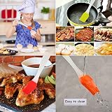 JEOPKO 6 Pcs Silicone Basting Brush Set Heat Resistant Pastry Baking Grilling view 5