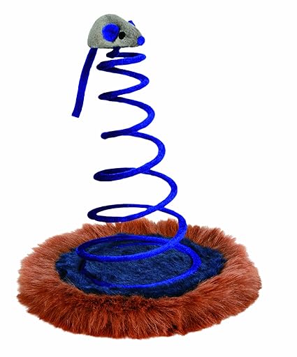 Trixie 4568 Maus auf Spiralfeder, ø 20 cm/25 cm