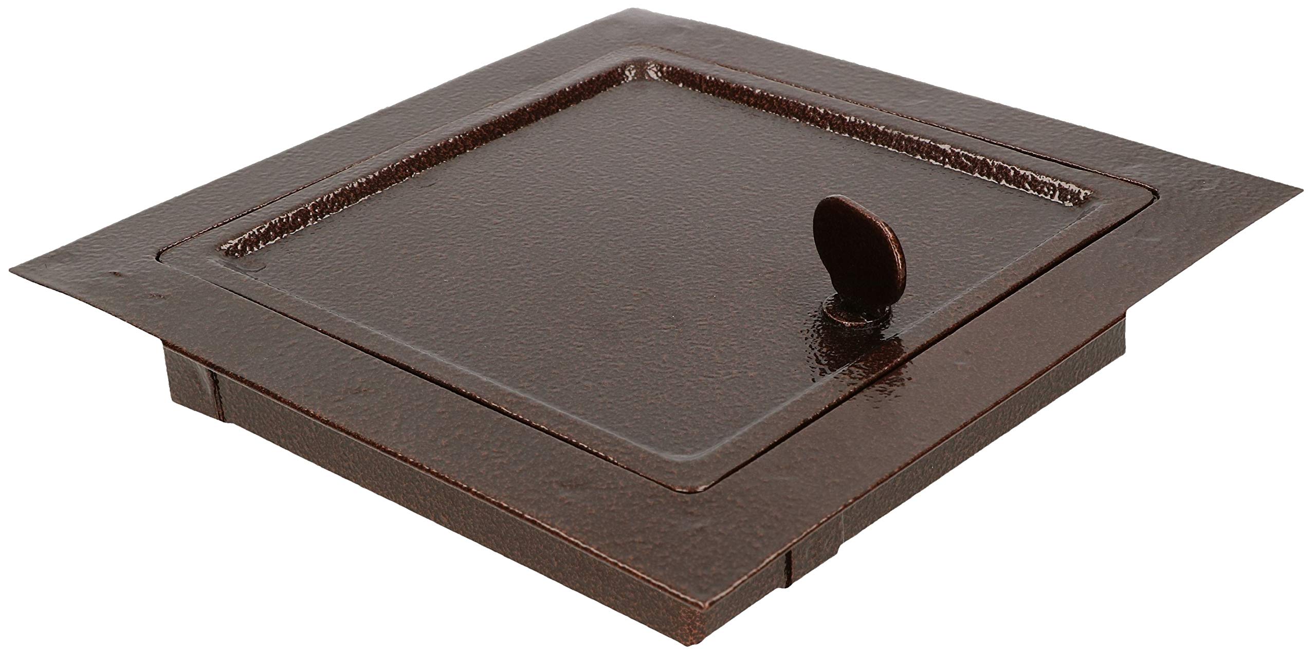 KOTARBAU® Fi Door 140 x 140 mm Copper Antique Oven Door with Heat Shield for Opening with Screw or Coin