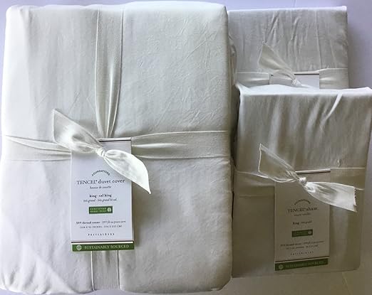 Amazon Com Pottery Barn Tencel Duvet Cover King Cali King Two