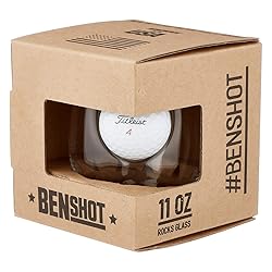 BenShot Golf Ball Rocks Glass - 11oz | Made in the