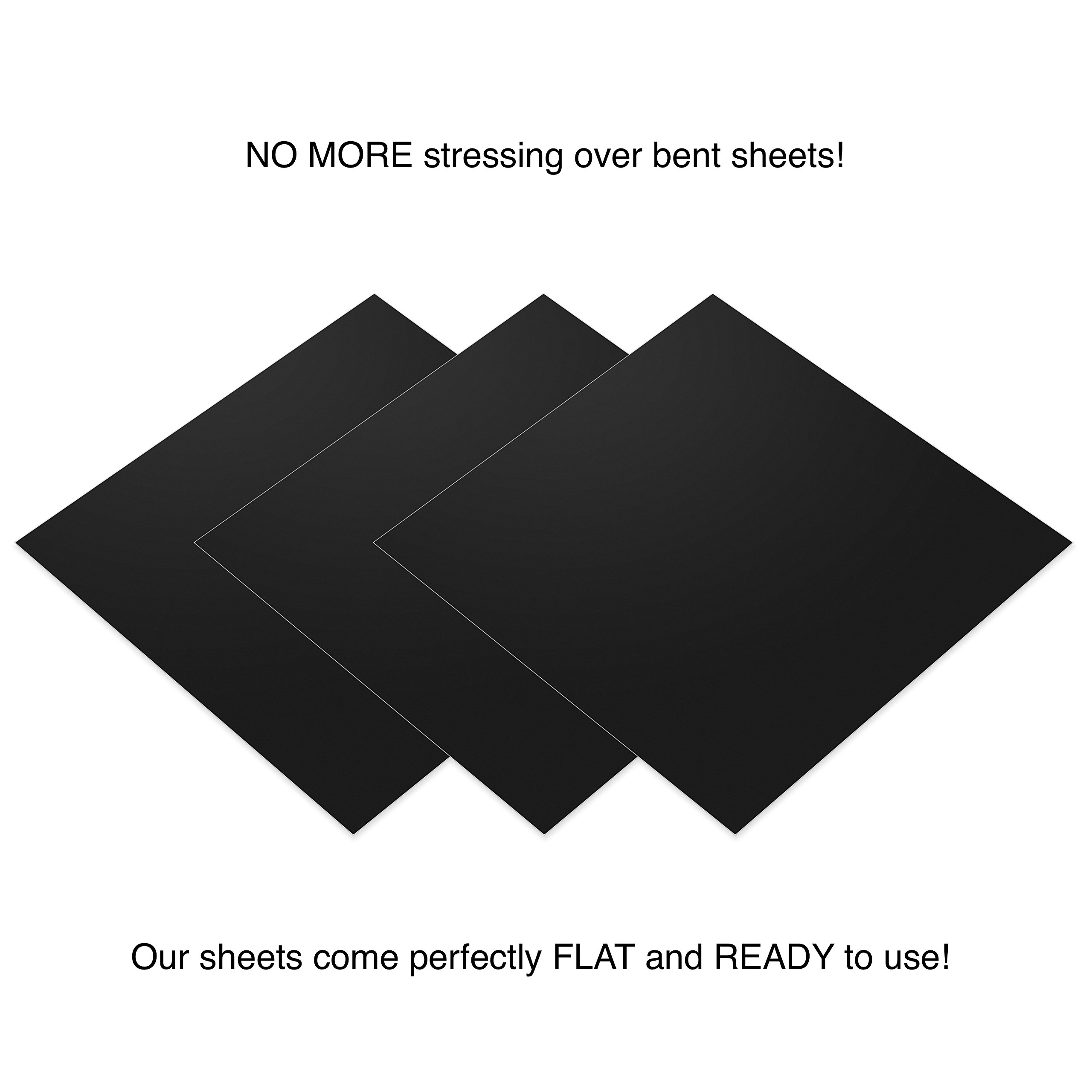 Permanent Matte Black Vinyl Sheets Better Than Vinyl Rolls EZ Craft