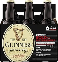 Guinness Extra Stout, 6pk, 11.2 Fl Oz bottles, 5.6 % ABV