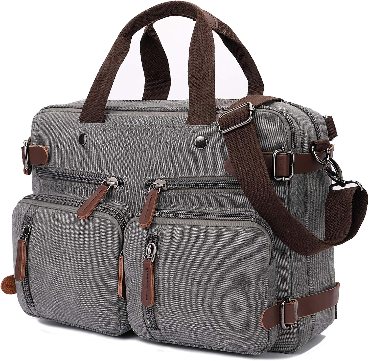 Convertible Laptop Backpack 17.3 Inch Messenger Bag for Men/Women: Shoes