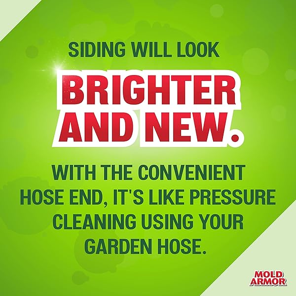 MOLD ARMOR 64 OZ. E-Z HOUSE WASH – BRICK, CONCRETE, TRIM & SIDING CLEANER