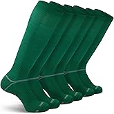 FYTUTESE 3 Pack Soccer Softball Baseball Socks Football Socks for Youth Men and Women