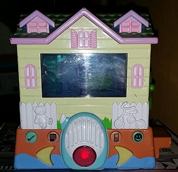Pixel Chix Babysitter Teal House With Purple Vase By Mattel