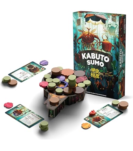 Amazon.com: ALLPLAY Kabuto Sumo: Sakura Slam Board Game for Adults