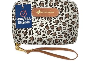 Keep Going Travel First Aid Kit for Kids – 130 Pc.for Purse, Diaper Bag, Backpack, & Suitcase, with Latex-Free Bandages – 7 x