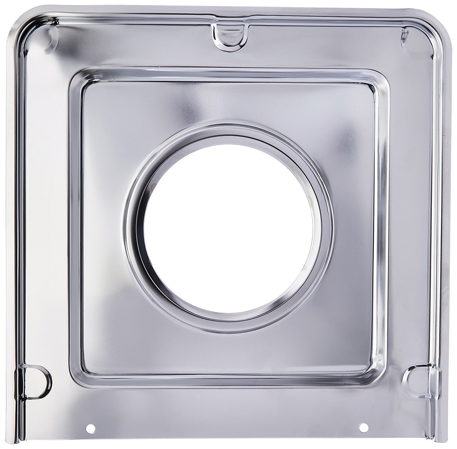 Range Kleen SGP401 Style J Chrome-Plated Square Drip Pan, 9.125 x 9.3125 Inches