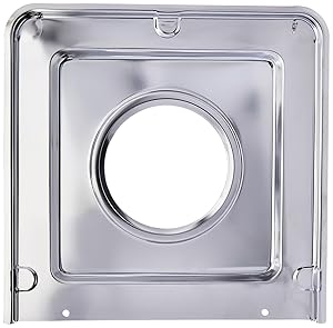 Range Kleen SGP401 Style J Chrome-Plated Square Drip Pan, 9.125 x 9.3125 Inches