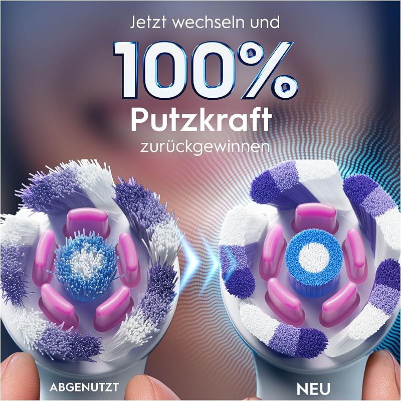 Aufsteckbürsten iO Strahlendes Weiss, Weiß, 8 Stück