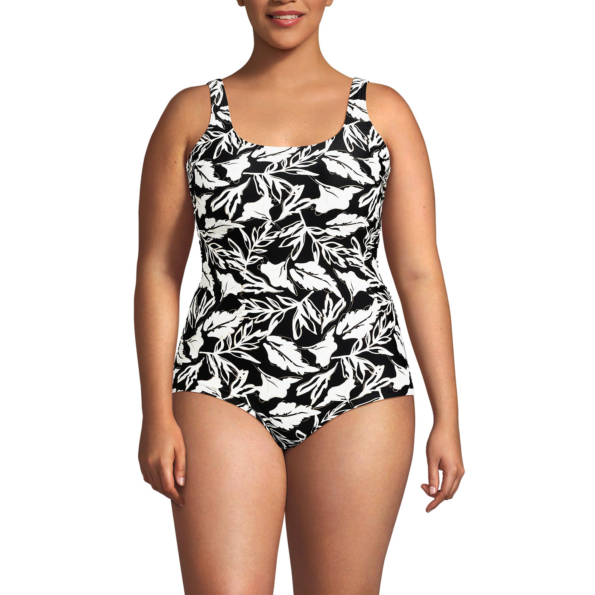 Lands' End Womens Chlorine Resistant Tugless Tank