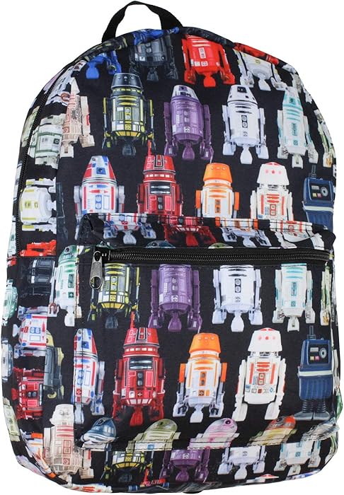 Bioworld Star Wars Multicolor R2-D2 All-Over Print Laptop Backpack