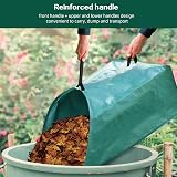 Singwow 200L Dustpan Style Garden Waste Bag Pair Heavy Duty view 3