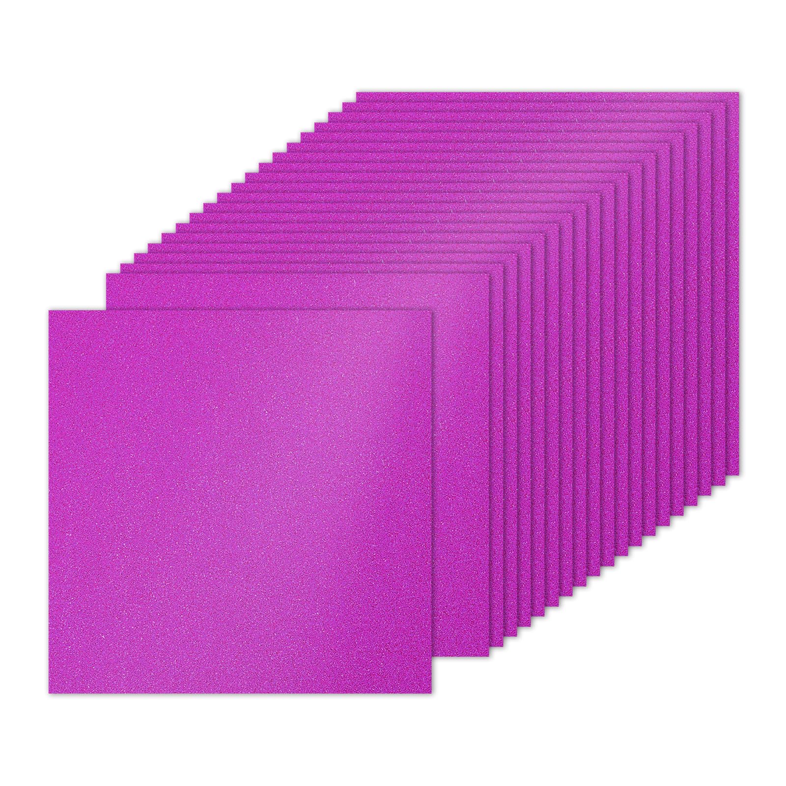 PATIKIL 20 Sheets Rose Red Glitter Cardstock 10 x 10 in, Premium Sparkly Card Stock Square 250gsm for Scrapbook, DIY Art, Wedding Party