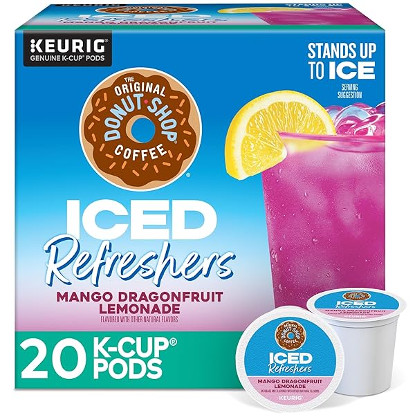 THE ORIGINAL DONUT SHOP ICED REFRESHERS, MANGO DRAGONFRUIT...