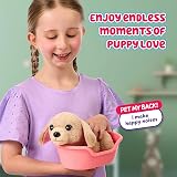 Little Live Pets Buddy Retriever Mini Puppy 20+ Sounds Basket Bed view 5