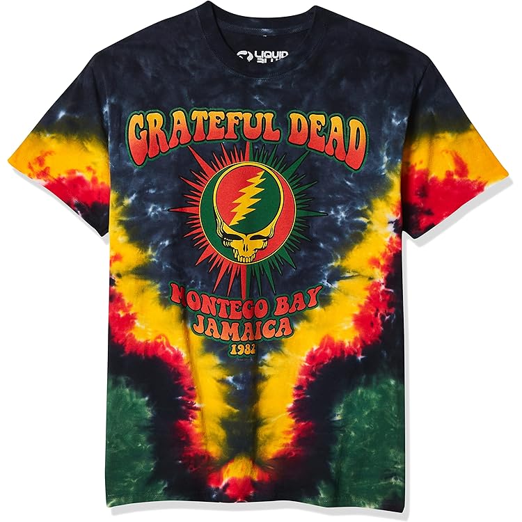 Grateful Dead 30th Anniversary Tシャツ　L Grateful Dead 30th Anniversary Tie-Dye T-Shirt Tee Liquid Blue