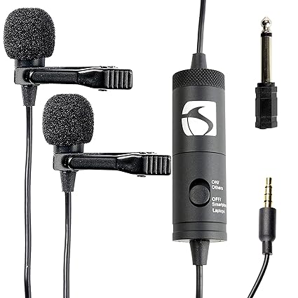 Industry Standard Sound ISSLM200 Lavalier Microphone (Black)